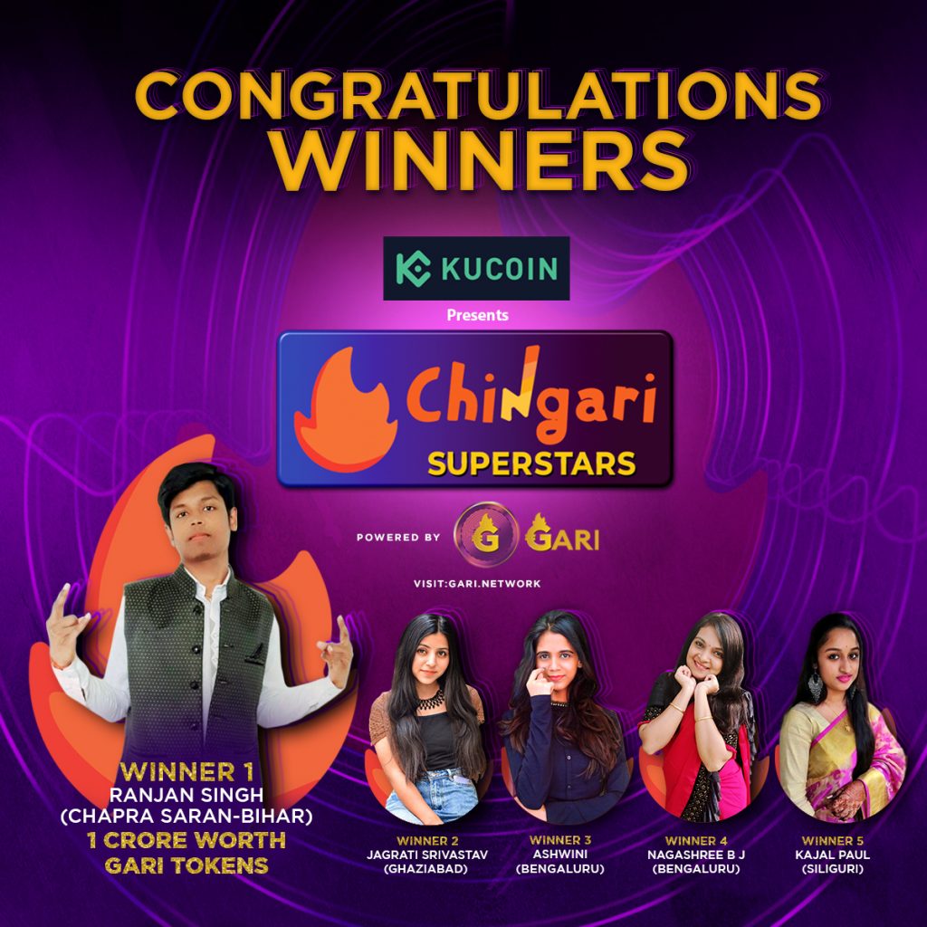 Chingari-powered-by-GARI-announced-5-lucky-winners-of-chingari-superstars